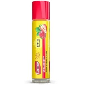 CARMEX Daily Care Strawberry Moisturizing SPF 15 Lip Balm Stick NWT